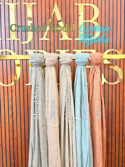 Crushed Modal Cotton Hijabs