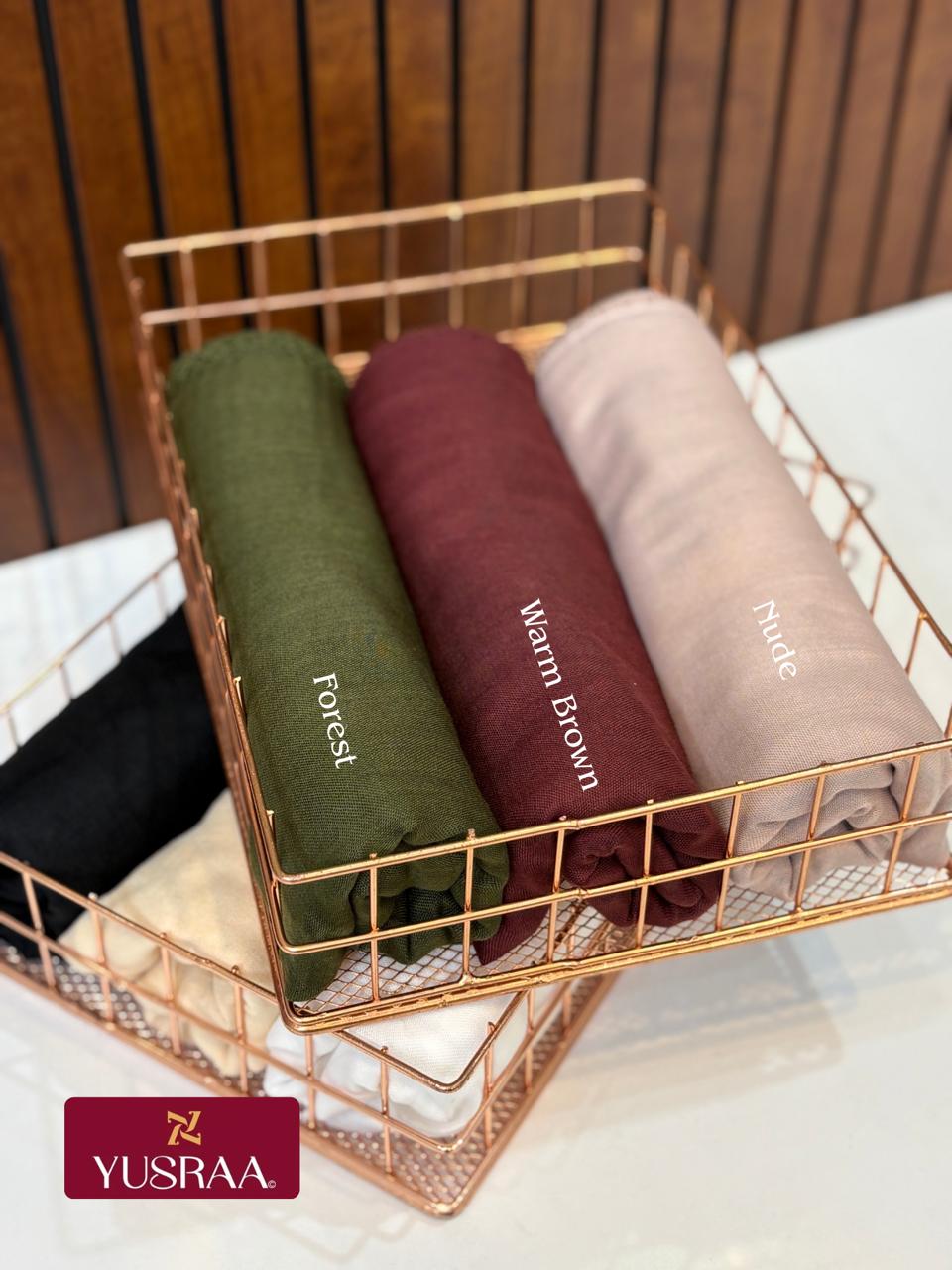 Yusraa Turkish Cotton Crochet Hijabs