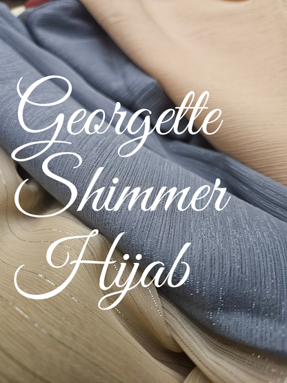 Georgette Shimmer Hijabs