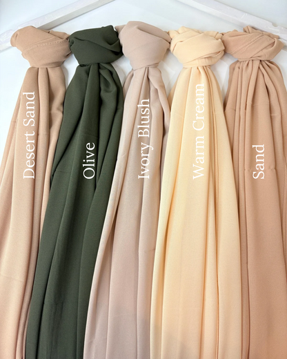 Solo Women Chiffon Hijabs 2 M