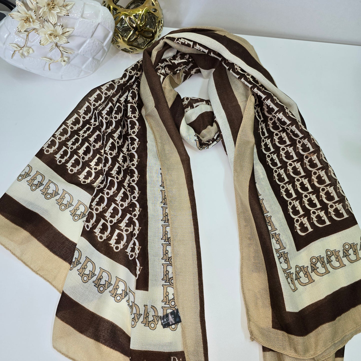 DDR Printed Viscose Scarf