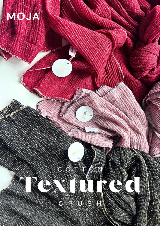 MOJA Cotton Textured Crush Hijabs