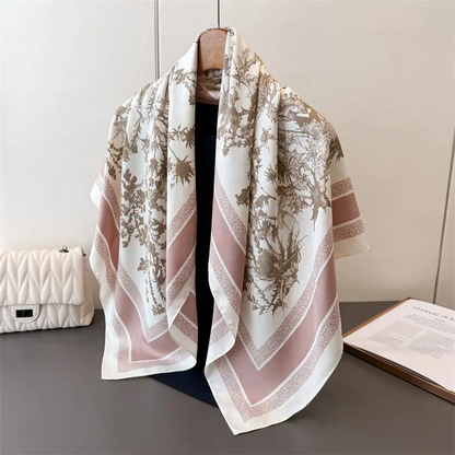 Meher Botanical Floral Viscose Scarf