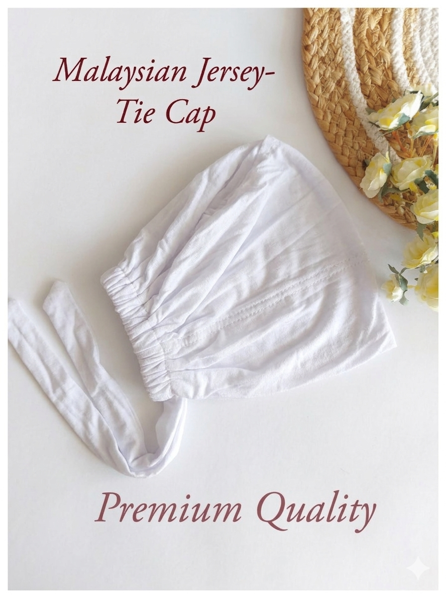 Malaysian Exclusive White Tie Cap