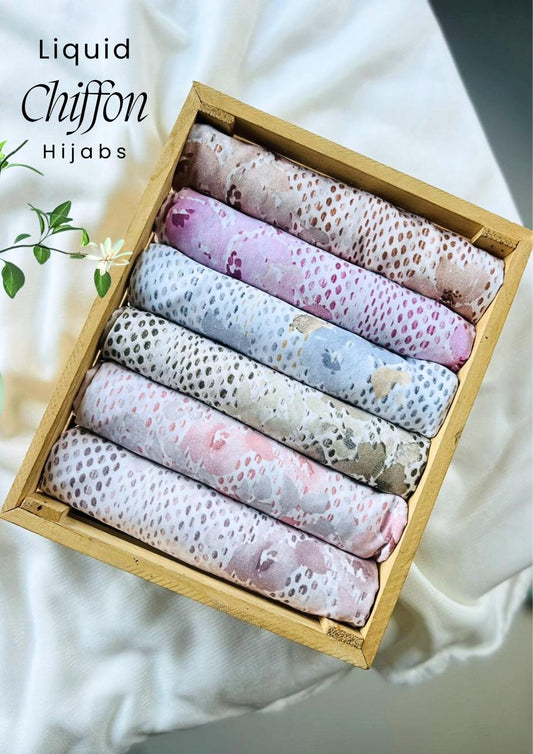Imported Liquid Chiffon Hijabs