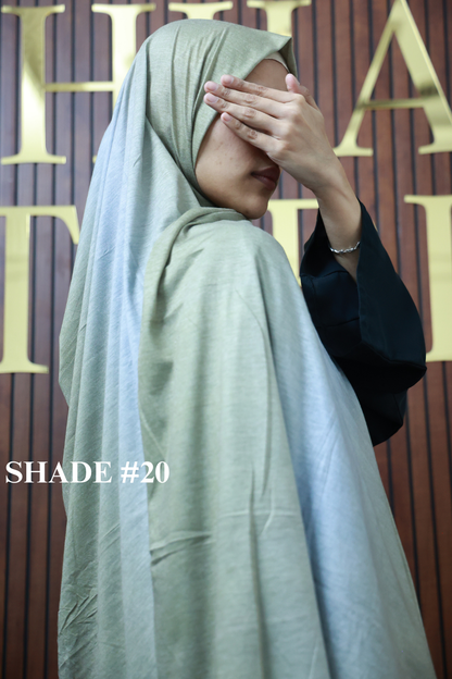 Ombre Jersey Hijabs