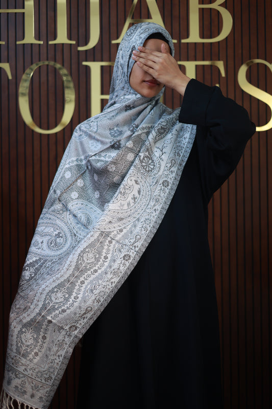 000060 Premium Woven Pashmina Shawl Wrap Scarf