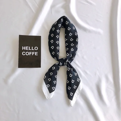 D Print Silk Square Scarves 70 CM