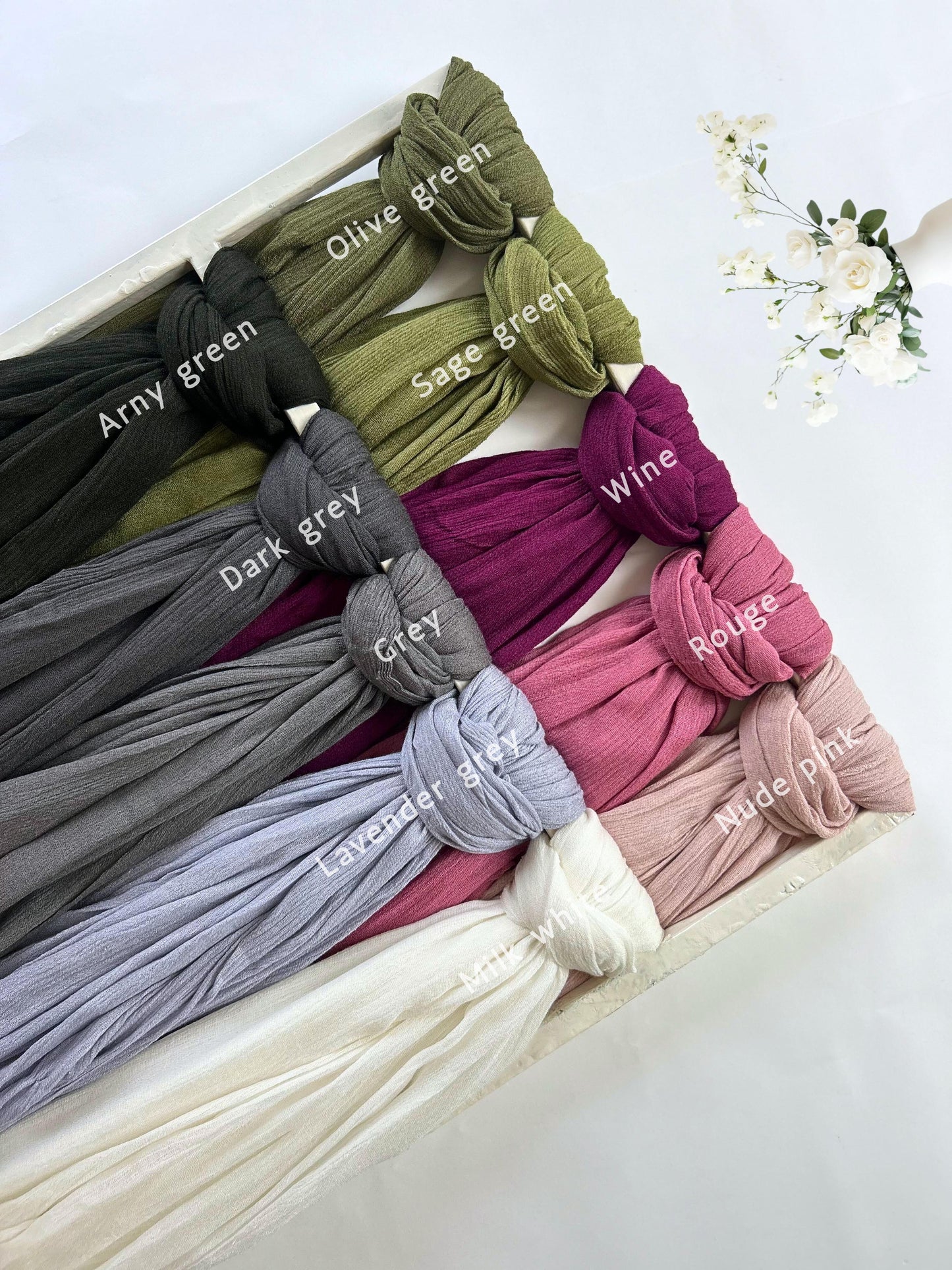PREMIUM MALAYSIAN CRUSHED SOFT COTTON HIJABS 2M (MODAL HIJABS)