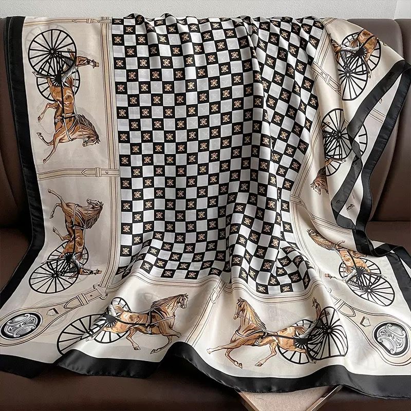 Regal Royale Printed Silk Scarf Summer Edition 26'
