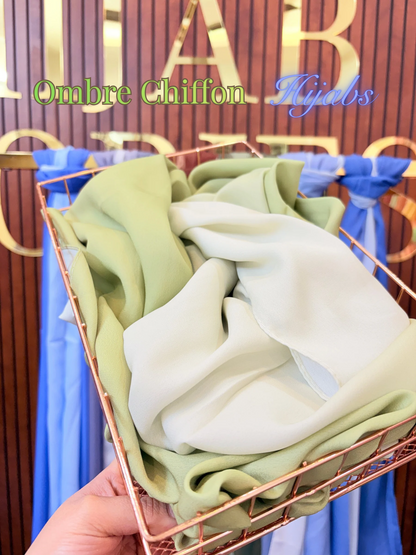 Ombre Chiffon Hijabs