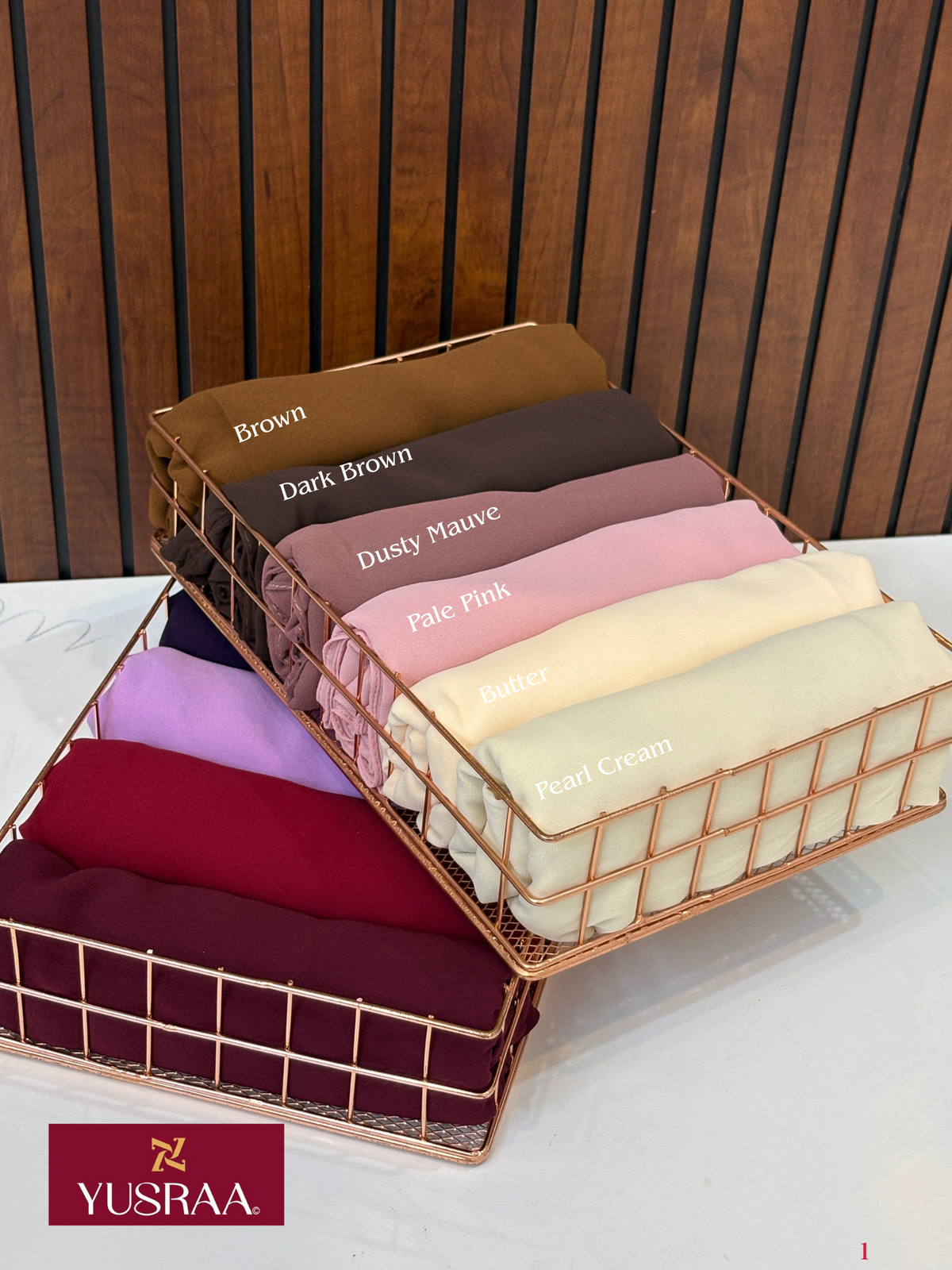 Yusraa Chiffon Hijabs Monsoon 26'
