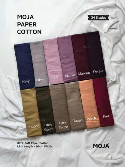Moja Paper Cottong Hijabs