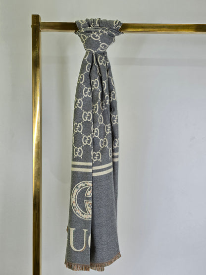 CG Gray Brand Printed Winter Shawls