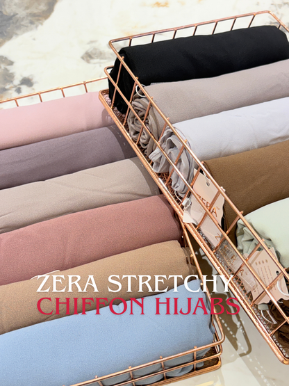 Zera Luxe Premium Stretchy Chiffon Hijabs