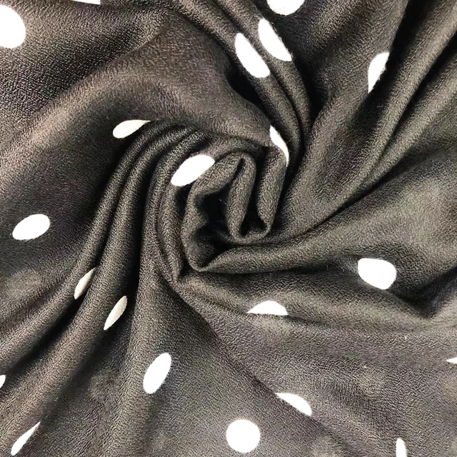 Polka Brand Print Viscose Scarf