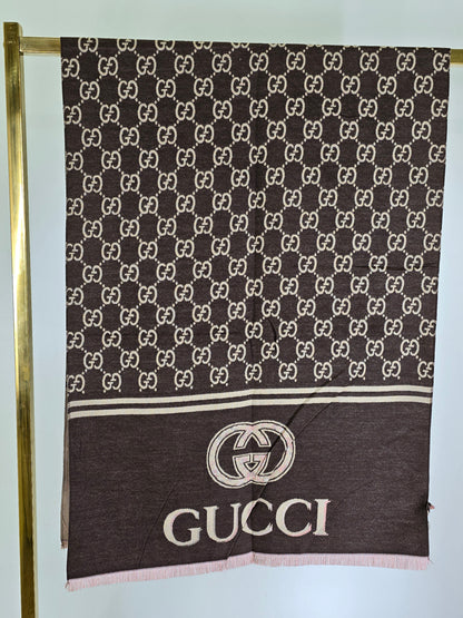 CG Brown Brand Printed Winter Shawls