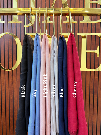 Yusraa Premium Cotton Crochet Hijabs