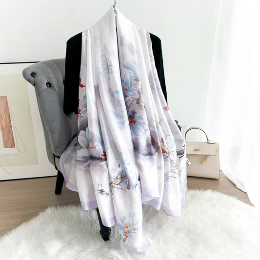 Sail Printed Silk Scarf