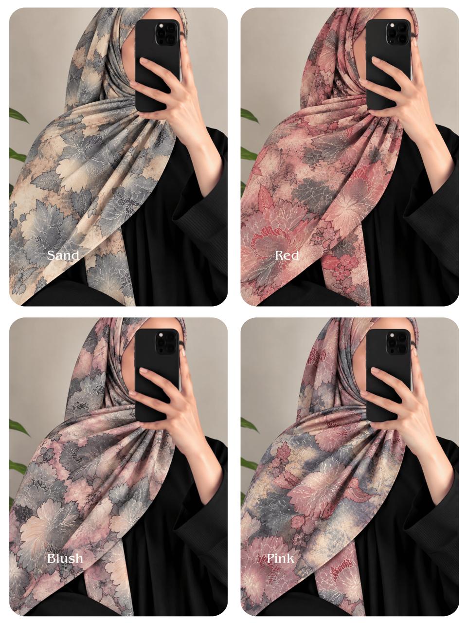 Daisy Printed Cotton Hijabs