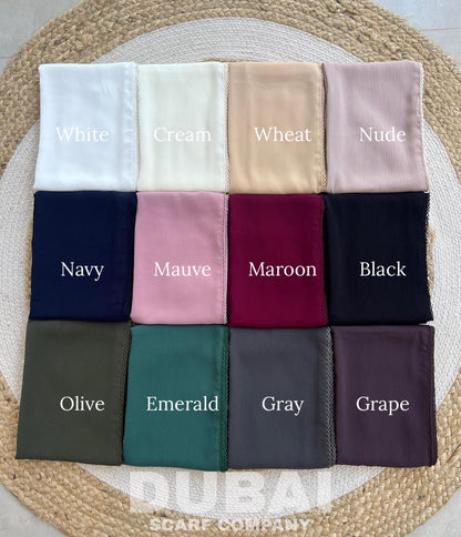 DSC Muna Chiffon Crochet Hijabs