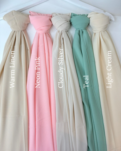 Solo Women Chiffon Hijabs 2 M