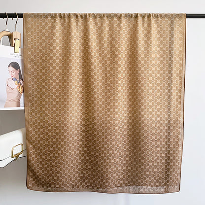 Sand Ombre Mist Printed Winter Viscose Scarf