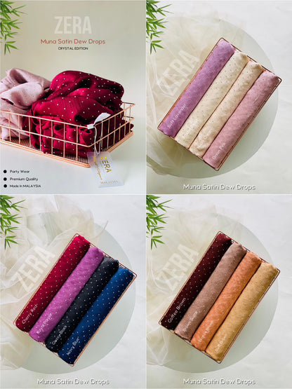 Muna Satin Dew Drop Hijab