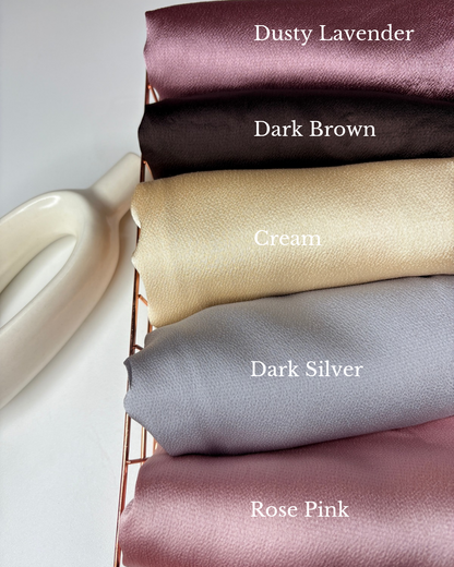 Zera Bubble Satin Hijabs