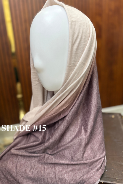 Ombre Jersey Hijabs