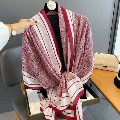Cherry Sienna Printed Summer Edition 26’ Viscose Scarf