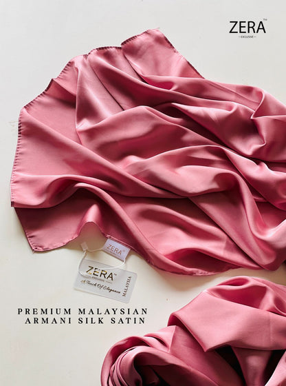 Zera Malaysian Armani Silk Satin Hijabs