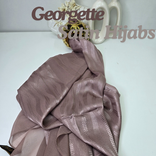 Georgette Satin Hijabs Print 3