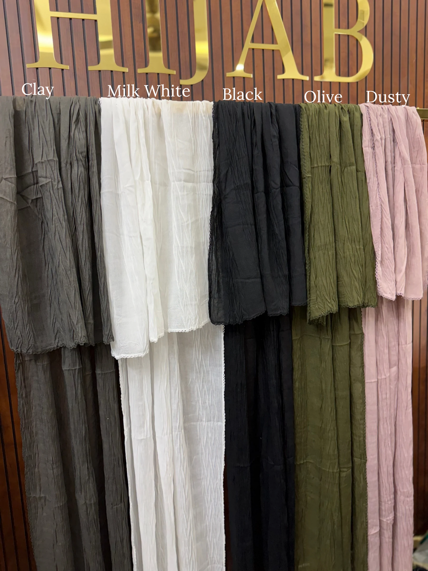 Cotton Crochet Hijabs Winter Edition 25'