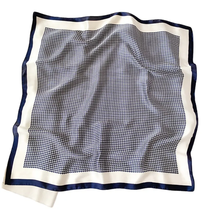 Frontier Star Lemon Print Silk Square Scarves 70 CM