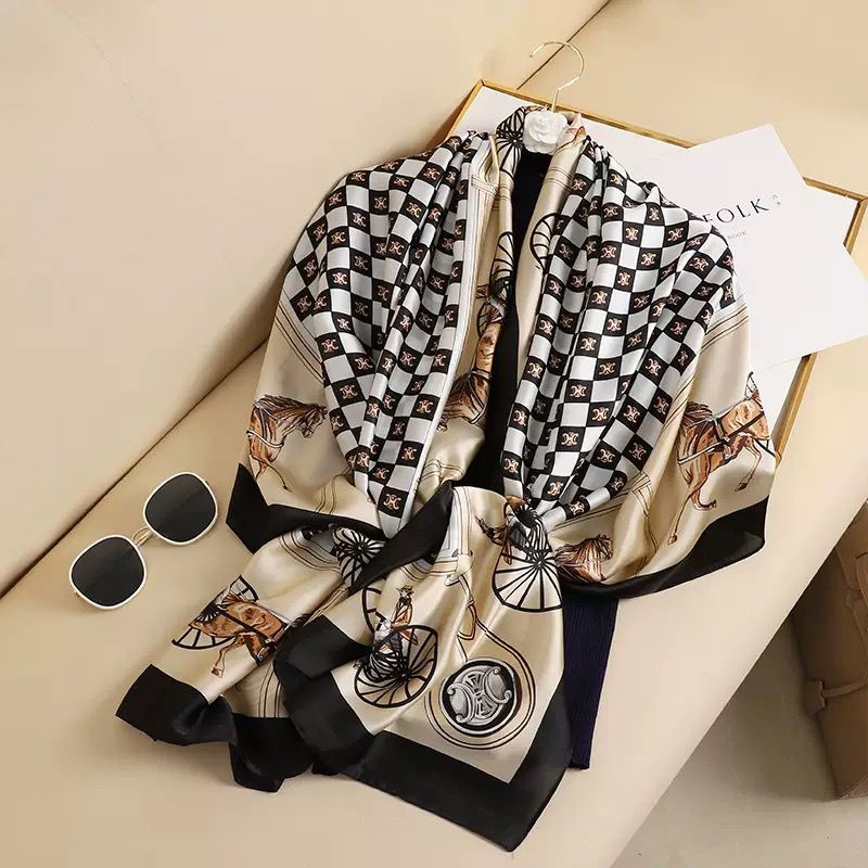 Regal Royale Printed Silk Scarf Summer Edition 26'