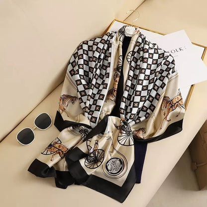 Regal Royale Printed Silk Scarf Summer Edition 26'