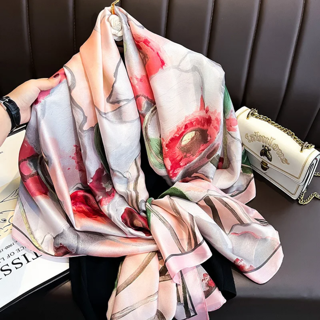 Primrose Printed Silk Scarf