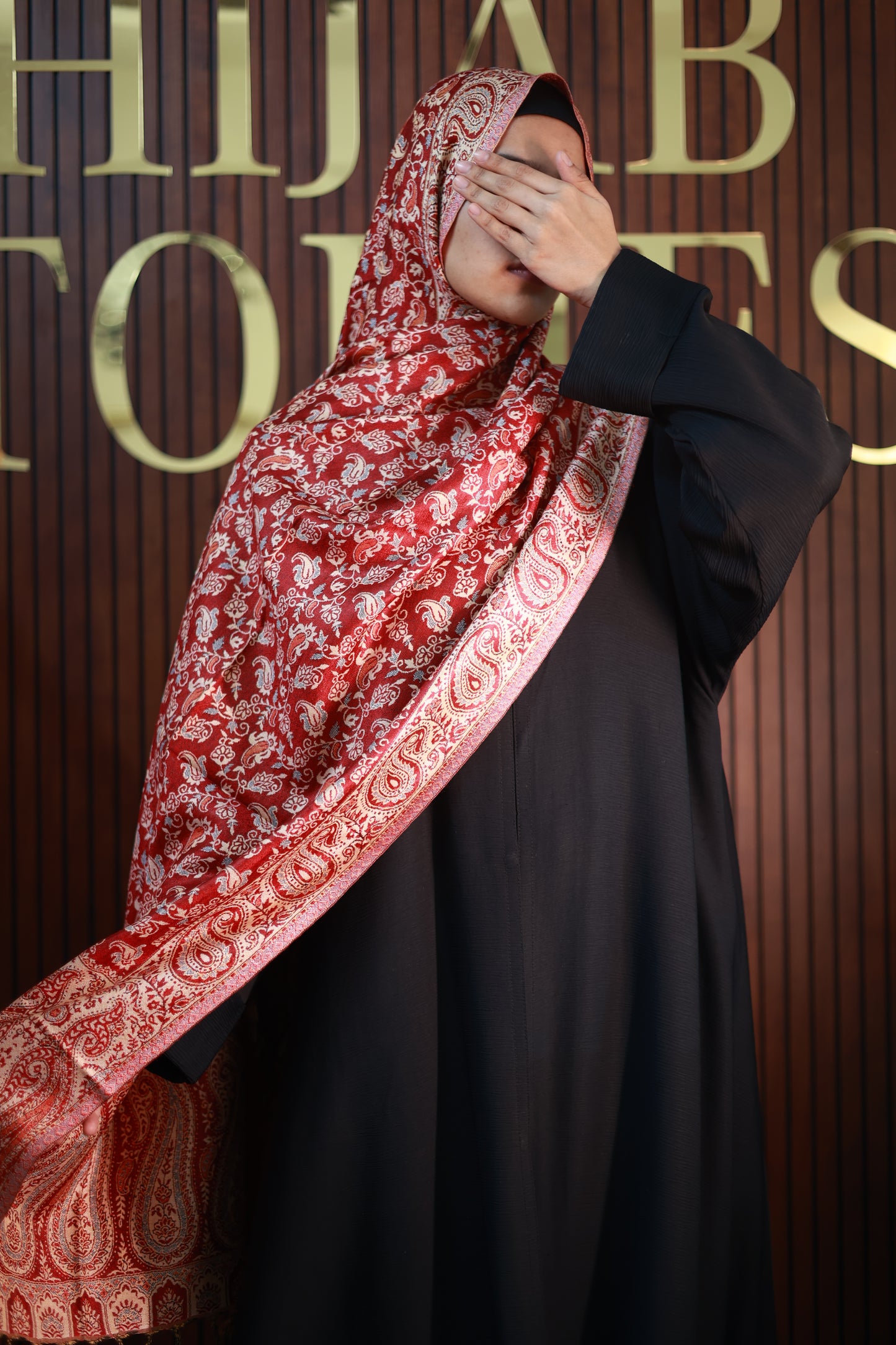 000053 Premium Woven Pashmina Shawl Wrap Scarf