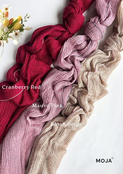 MOJA Cotton Textured Crush Hijabs